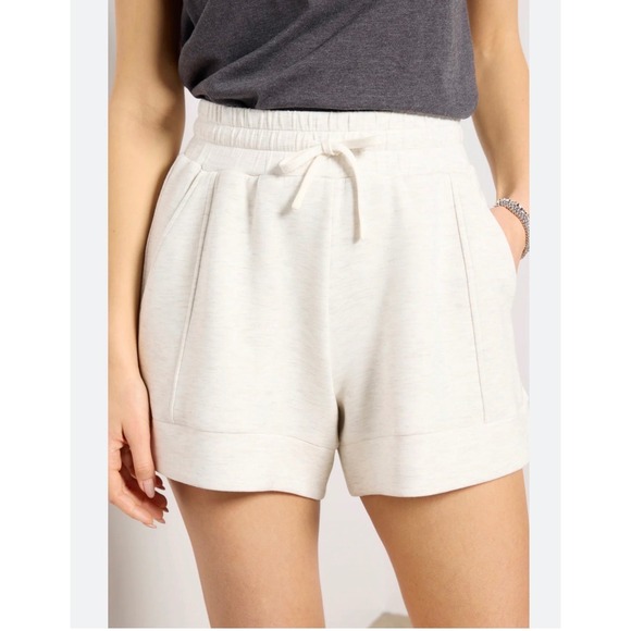 Varley Pants - Evereve Varley Atrium High Rise DoubleSoft Shorts Women's XL Lounge Comfy